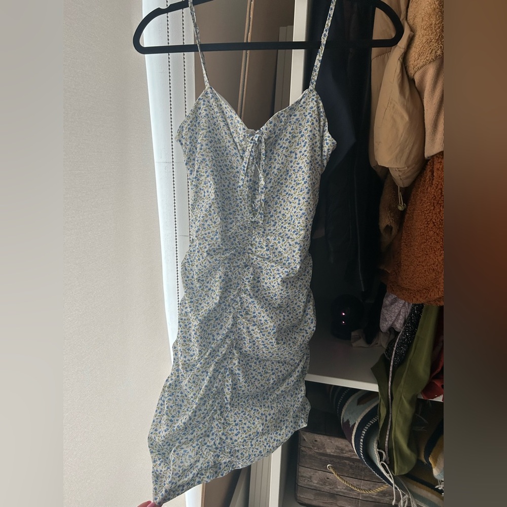 Blue flower dress